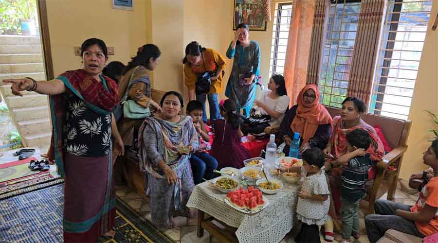 রাঙ্গামাটিতে চলছে পাজনের আয়োজন