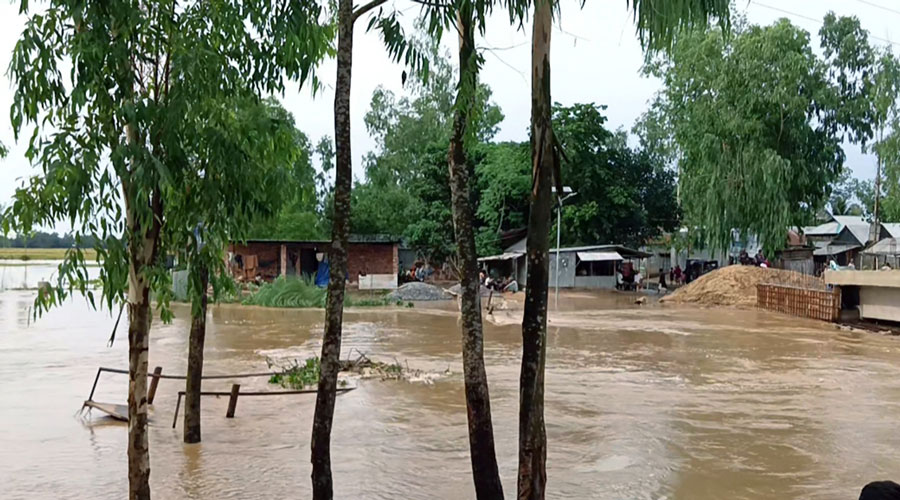 শেরপুরে পাহাড়ি ঢলে আকস্মিক বন্যার শঙ্কা