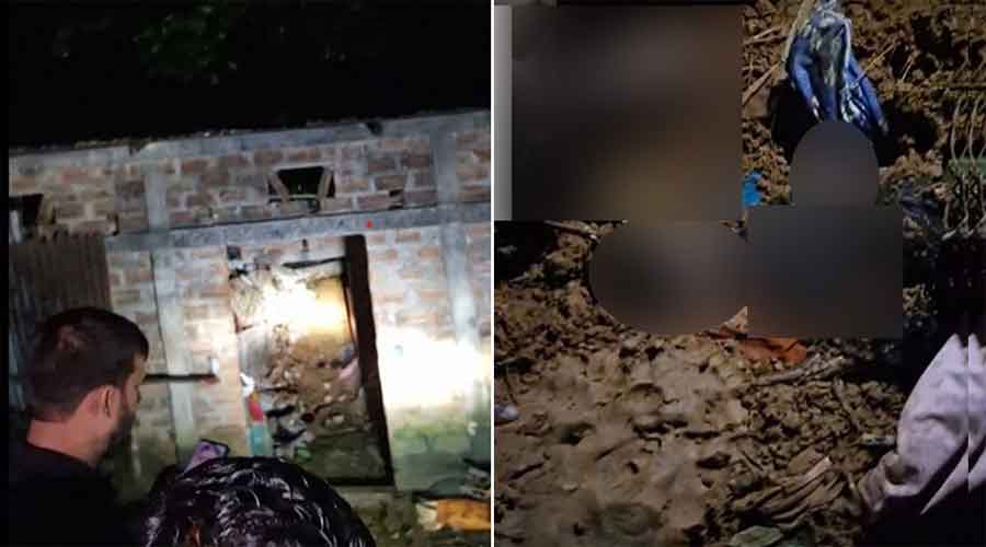 টিলা ধসে একই পরিবারের ৪ সদস্য নিহত