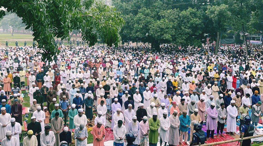 প্রস্তুত ঐতিহাসিক শোলাকিয়া ময়দান