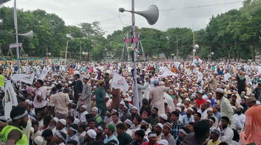 রংপুর জিলা স্কুল মাঠে জামায়াতের জনসভা  