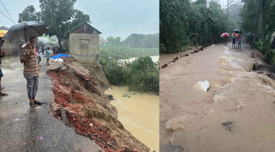 টানা বর্ষণে ফের ডুবছে ফেনী