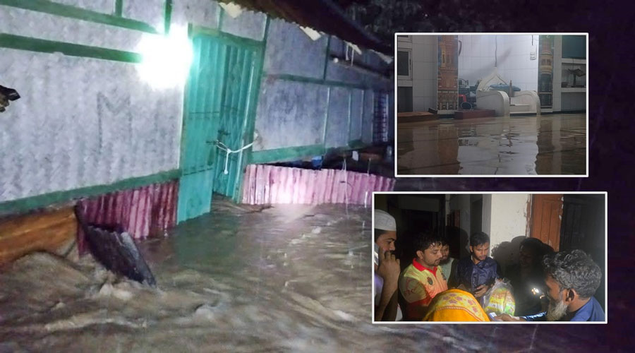 ফেনীর বন্যা নিয়ন্ত্রণ বাঁধের ১৪ স্থানে ভাঙন