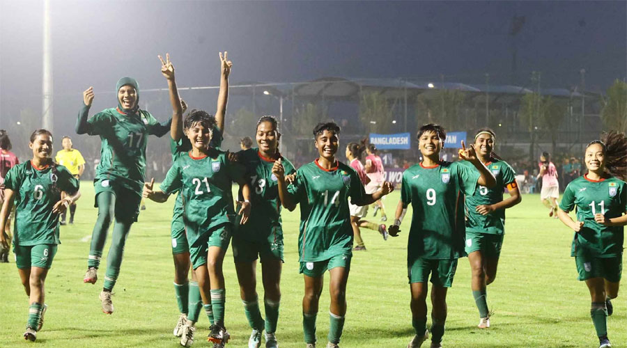 শান্তির হ্যাটট্রিকে দুই ভেন্যুর ম্যাচে বাংলাদেশের দুর্দান্ত জয়