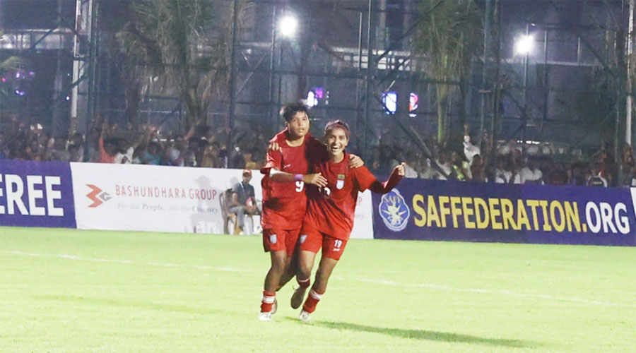 তৃষ্ণার জোড়া গোলে ভুটানকে আবার হারালো বাংলাদেশ