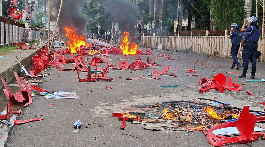 গোপালগঞ্জে সহিংসতার ঘটনায় মামলা, আসামি ৪৭৫