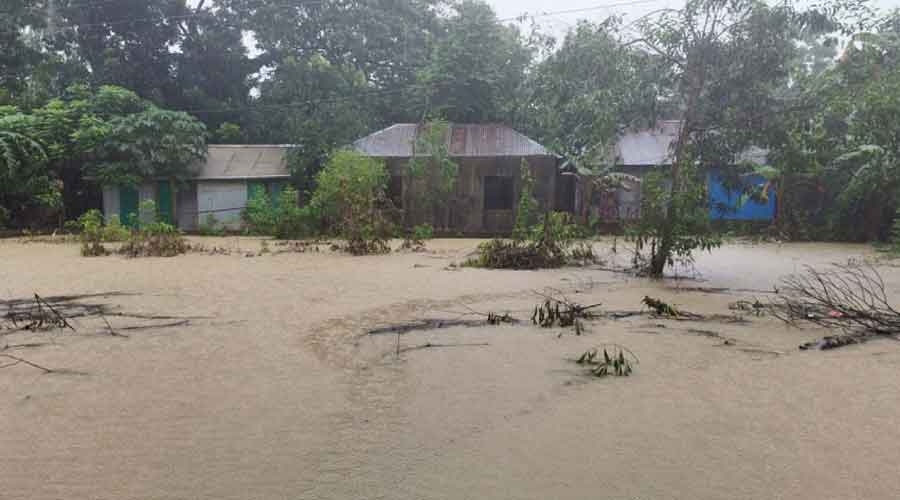 কু‌ড়িগ্রা‌মে বেড়েছে নদ-নদীর পা‌নি, নিম্নাঞ্চল প্লা‌বিত