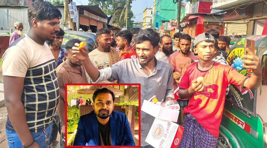 যুবলীগ নেতা সুমন গ্রেপ্তার, চালকদের মিষ্টি বিতরণ