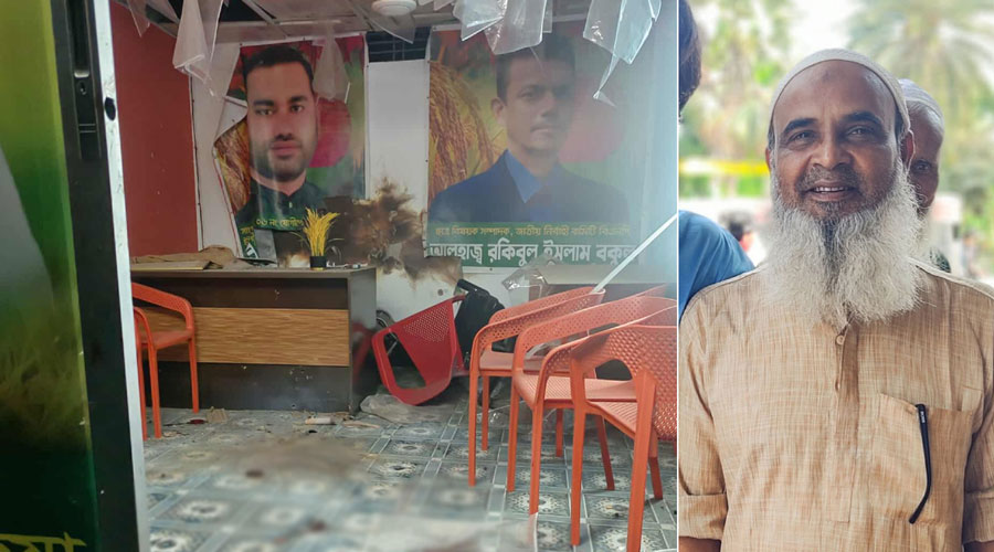 বিএনপি নেতার অফিসে গুলি-বোমা হামলা, শিক্ষক নিহত