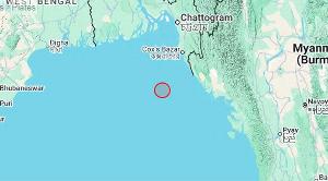 মধ্যরাতে বঙ্গোপসাগরে ভূমিকম্প, কাঁপল টেকনাফ