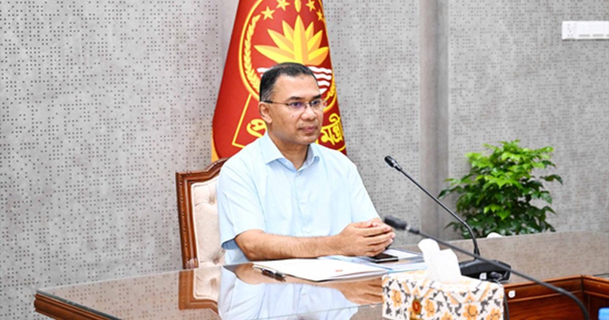 প্রধানমন্ত্রী তারেক রহমান, ছবি: মন্ত্রনালয়