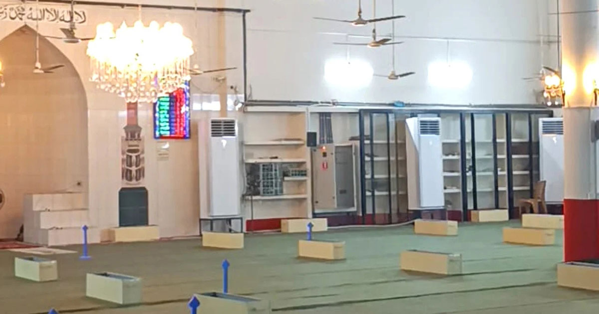 ঢাবি কেন্দ্রীয় মসজিদে এসি, ছবি: সংগৃহীত