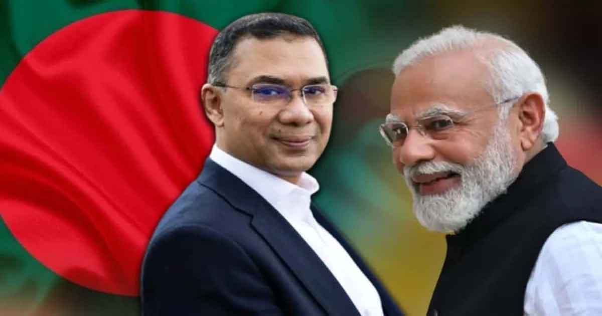 প্রধানমন্ত্রী তারেক রহমান ও ভারতীয় প্রধানমন্ত্রী নরেন্দ্র মোদি, ছবিঃ সংগৃহীত