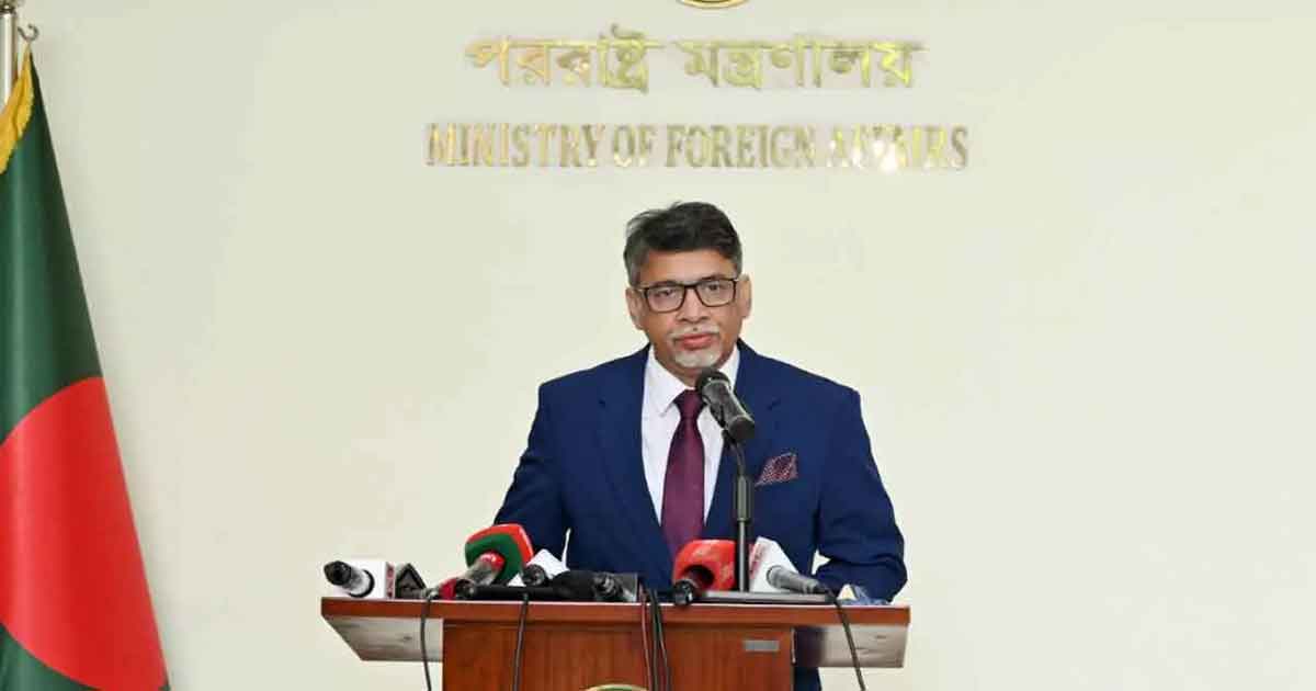 পররাষ্ট্র মন্ত্রণালয়ের মুখপাত্র এ কে এম শহীদুল করিম, ছবিঃ সংগৃহীত 