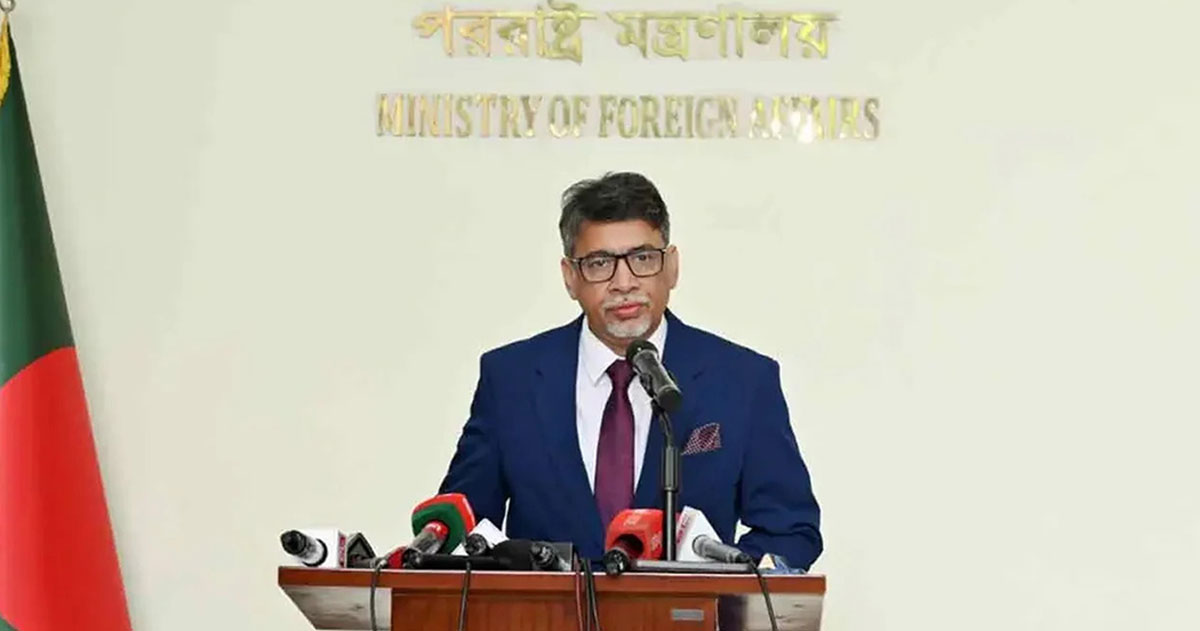 পররাষ্ট্র মন্ত্রণালয়ের মুখপাত্র এ কে এম শহীদুল করিম, ছবি: সংগৃহীত