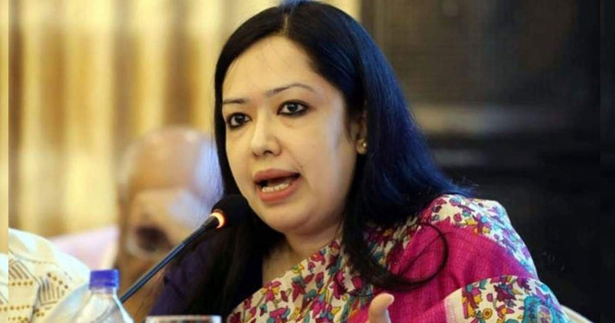 ব্রাহ্মণবাড়িয়া-২ আসনের স্বতন্ত্র সংসদ সদস্য রুমিন ফারহানা, ছবি: সংগৃহীত