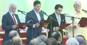 শপথ নিলেন নতুন ৪ মন্ত্রী, ২ প্রতিমন্ত্রী