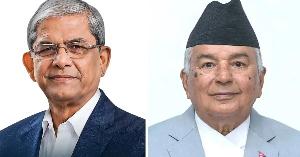 রাষ্ট্রপতি মির্জা ফখরুলকে নেপালের রাষ্ট্রপতির অভিনন্দন