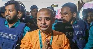 প্যারোলে মুক্তি পেলেন চিন্ময় দাস