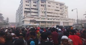 ময়মনসিংহ মেডিকেল কলেজ হাসপাতালে আগুন