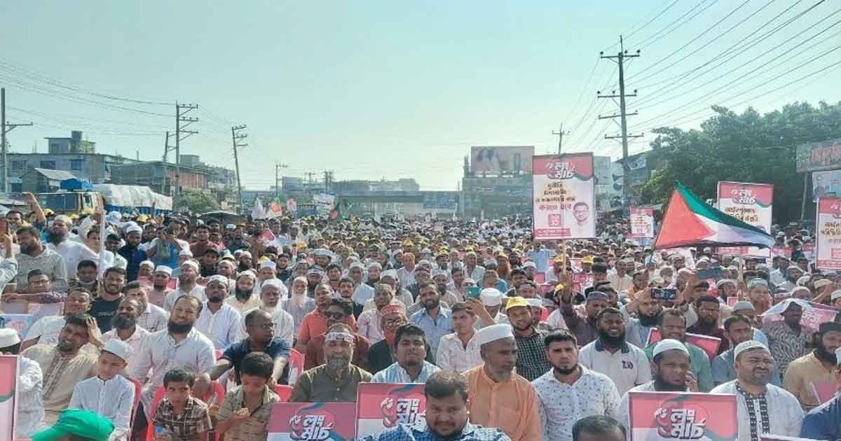 গাজীপুরে পথসভা রূপ নিল জনসভায়, ছবিঃ সংগৃহীত 