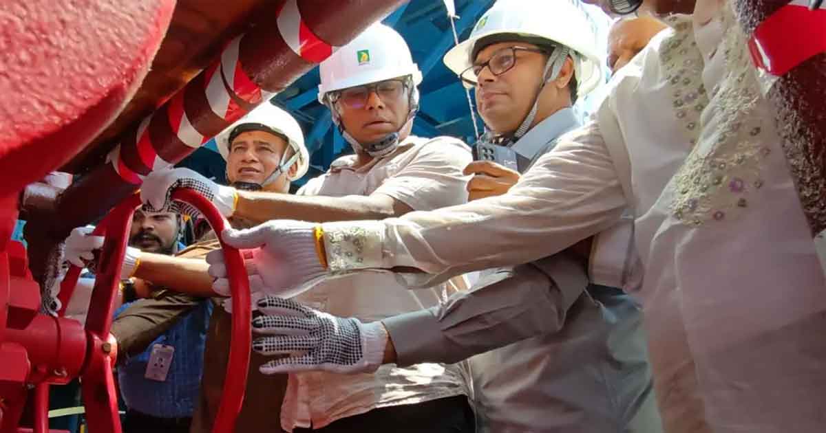 গ্যাস সরবরাহ কার্যক্রমের উদ্বোধন করেন বিদ্যুৎ, জ্বালানি ও খনিজ সম্পদ প্রতিমন্ত্রী অনিন্দ্য ইসলাম অমিত, ছবিঃ সংগৃহীত