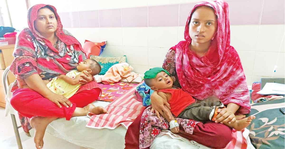 হাম আক্রান্ত শিশু, ছবিঃ সংগৃহীত 