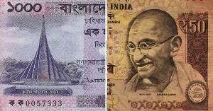 রুপির বিপরীতে টাকার ১১ দশমিক ৬ শতাংশ উত্থান