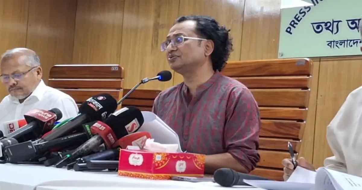 প্রধানমন্ত্রীর তথ্য ও সম্প্রচারবিষয়ক উপদেষ্টা ডা. জাহেদ উর রহমান, ছবিঃ সংগৃহীত 