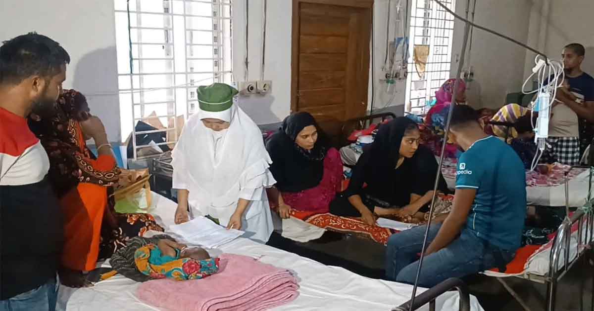 হাম আক্রান্ত রোগী, ছবিঃ সংগৃহীত 