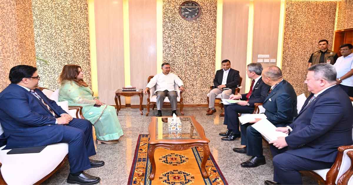 জাপানের শীর্ষস্থানীয় ব্যবসায়িক প্রতিষ্ঠান মারুবেনি কর্পোরেশন প্রতিনিধিদল প্রধানমন্ত্রী তারেক রহমানের সঙ্গে সৌজন্য সাক্ষাৎ করে, ছবিঃ সংগৃহীত