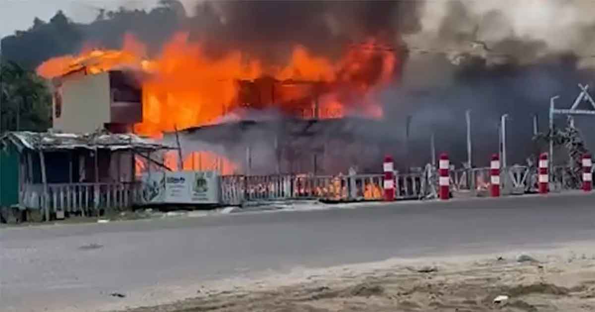 কক্সবাজারে রিসোর্টে অগ্নিকাণ্ড, ছবিঃ সংগৃহীত 