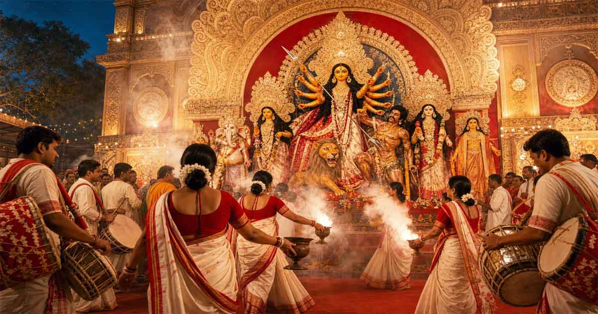 দুর্গাপূজা, ছবিঃ সংগৃহীত 