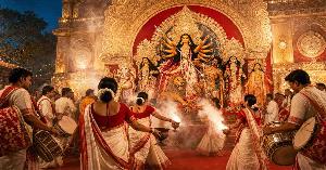 আজ মহাষ্টমী, হবে কুমারী পূজা