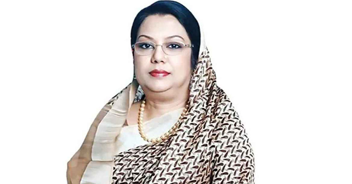 বেসামরিক বিমান পরিবহন ও পর্যটনমন্ত্রী আফরোজা খানম, ছবি: সংগৃহীত