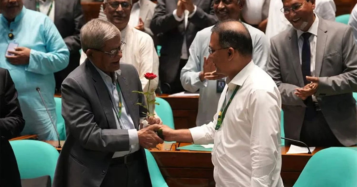 রাষ্ট্রপতিকে প্রধানমন্ত্রীর শুভেচ্ছা, ছবি: বাসস