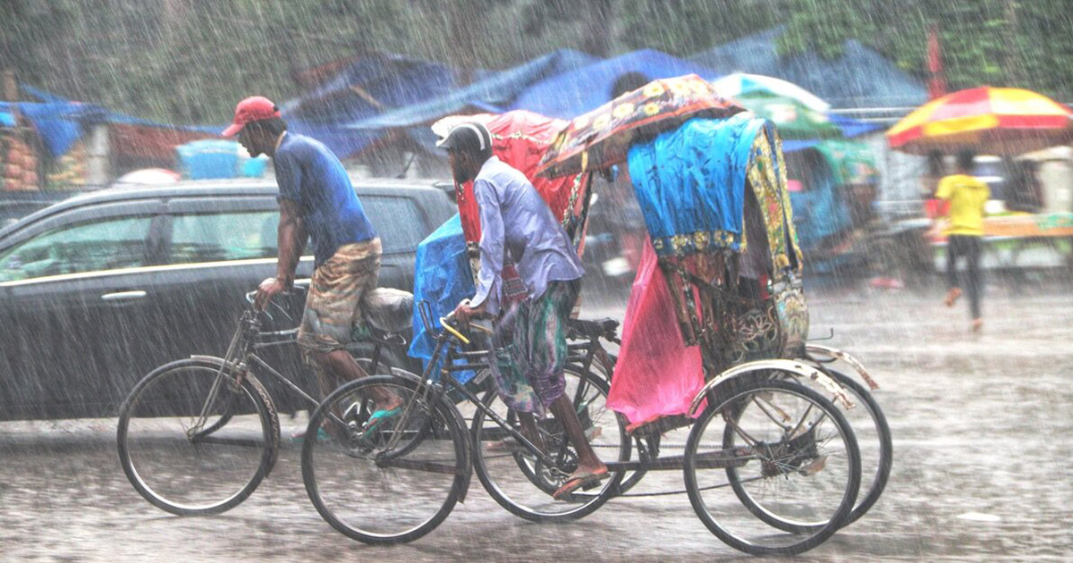 ভারী বৃষ্টির সম্ভাবনা, ছবি: সংগৃহীত